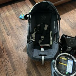 Orbit Stroller With Baby Car Seat And Skate Board 
