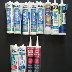 Clear & White caulking