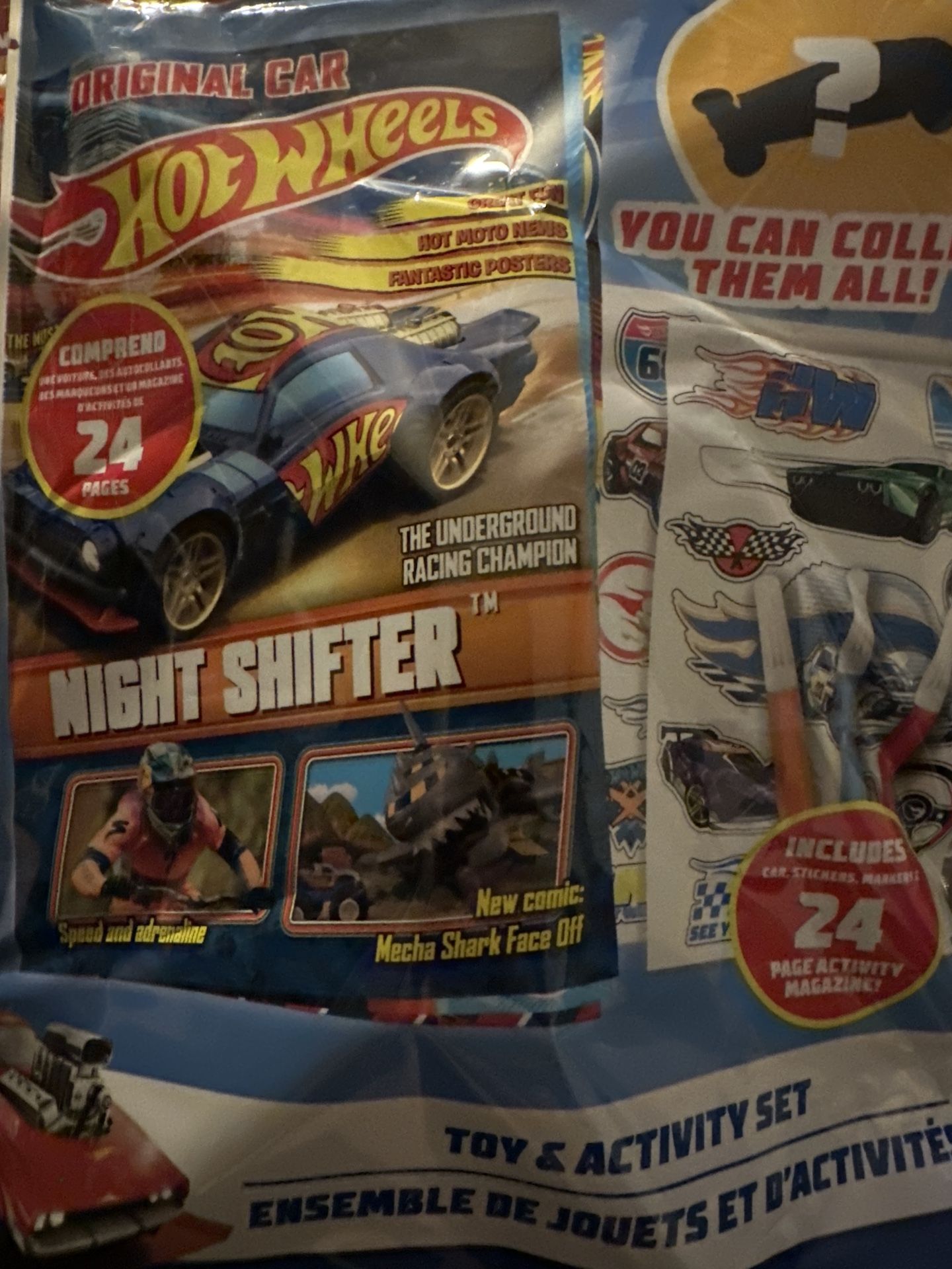 Hot Wheels Toy & Activity Set - New!