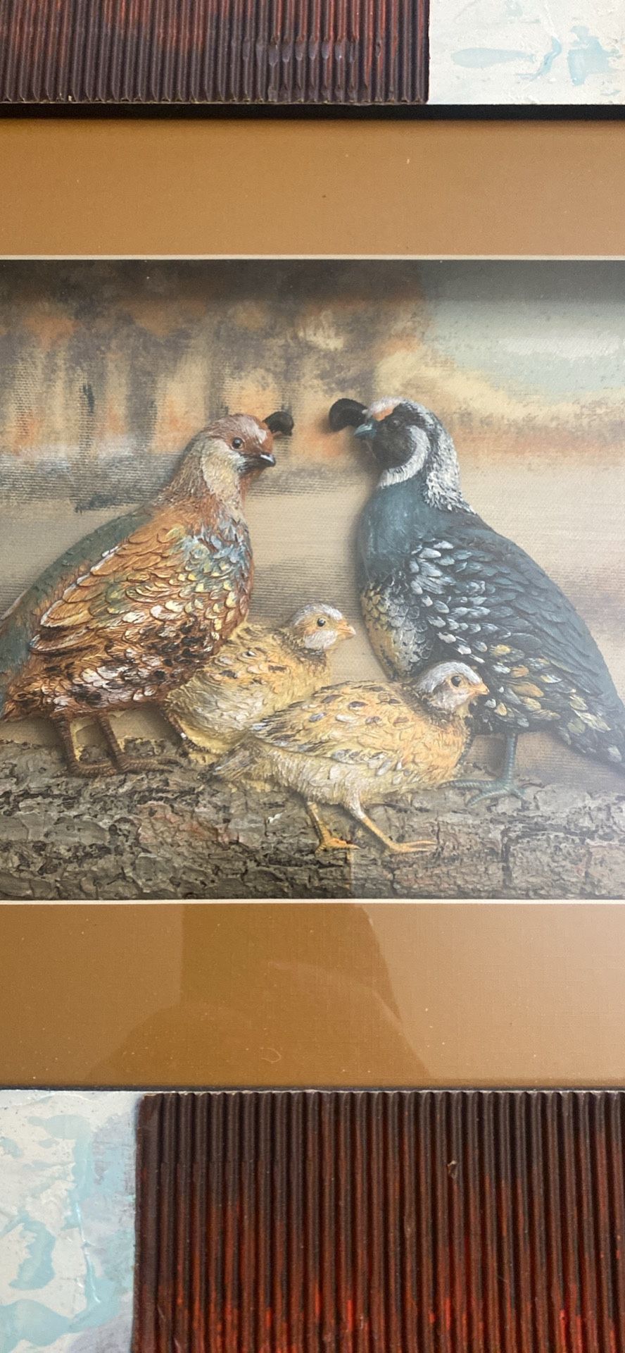 Unique 3D Art Quail