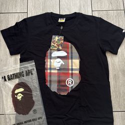 Bape Burberry size medium 