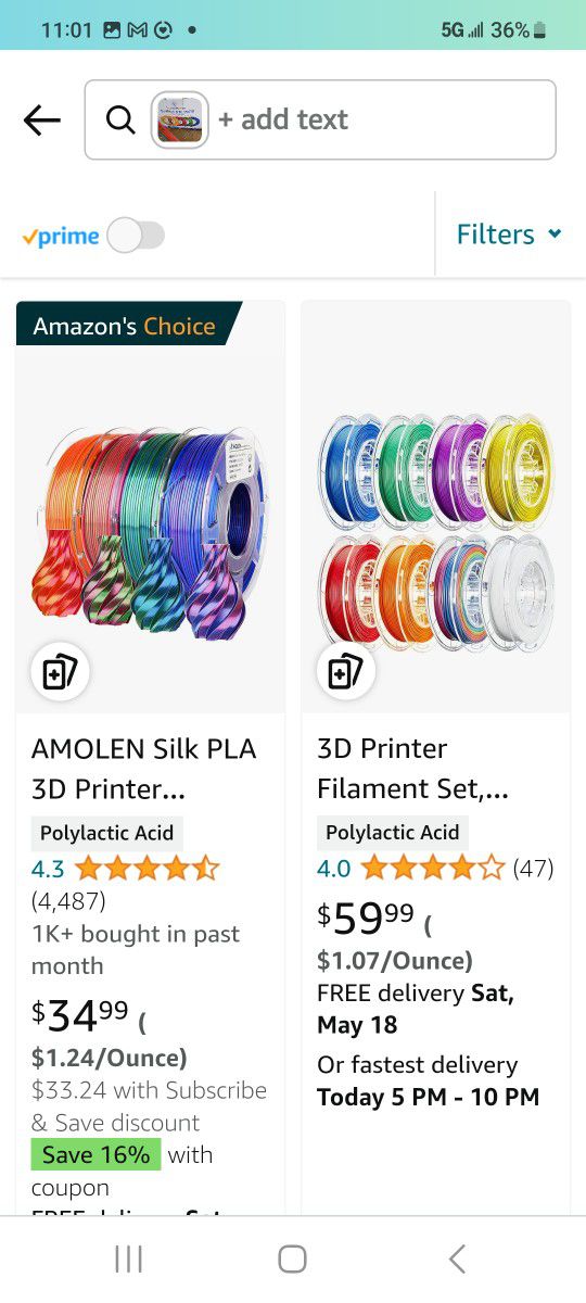 3 D Printer Filament 