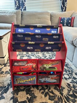 Cars Book and Toy Organizer