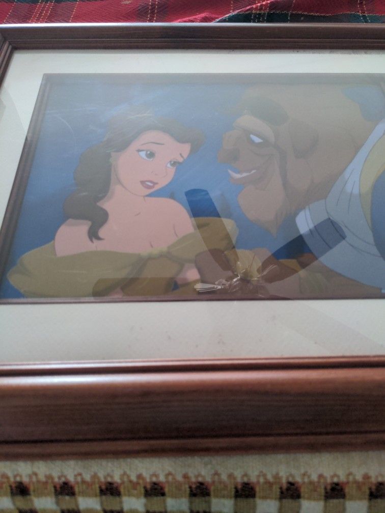 Disney Beauty And The Beast Frame Picture.