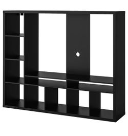 Brown/ Black TV Storage Unit From IKEA