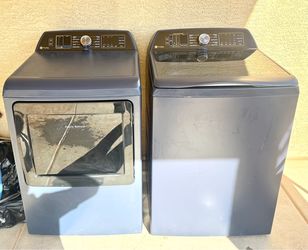 GE profile washer and dryer