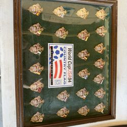 World Cup USA COUNTRY FLAG PIN SET 