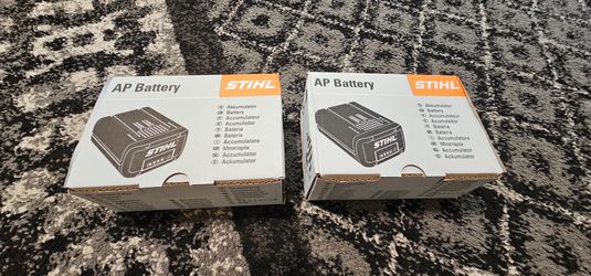 2 NEW STIHL AP 300 BATTERIES