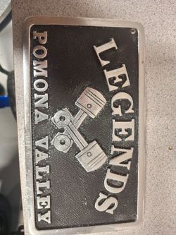 Vintage pomona valley car club plaque $500 obo