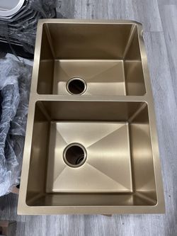 kitchen Double sink Under-mount 32”