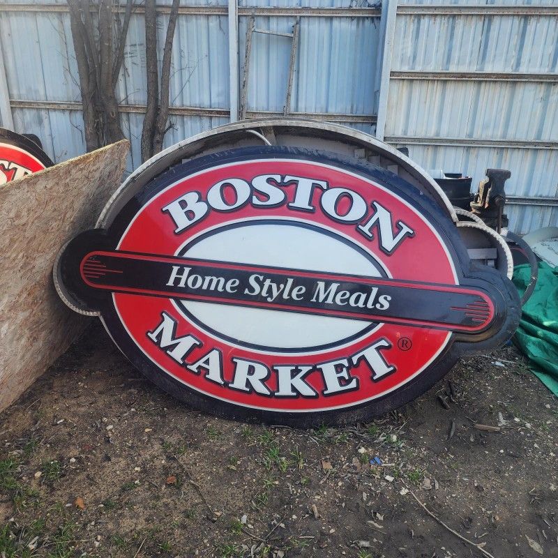 Boston Market Signs (2) *Make an Offer*