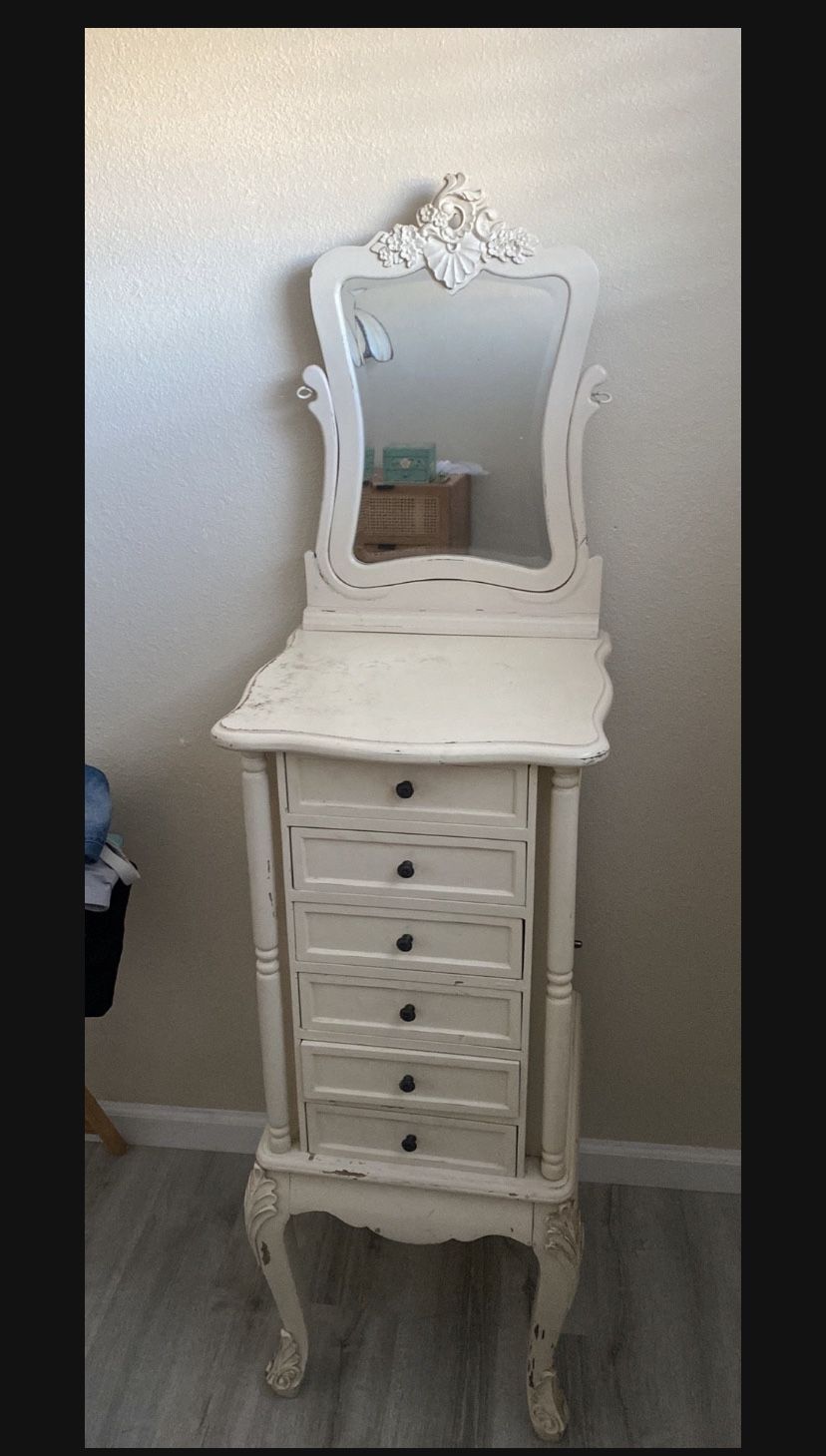 Antique Jewelry Armoire