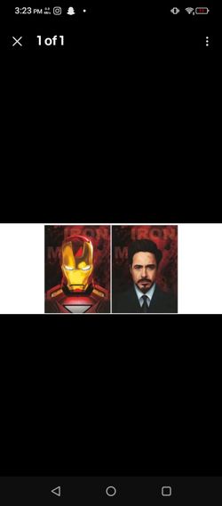 iron man 11x17 3d image switching poster