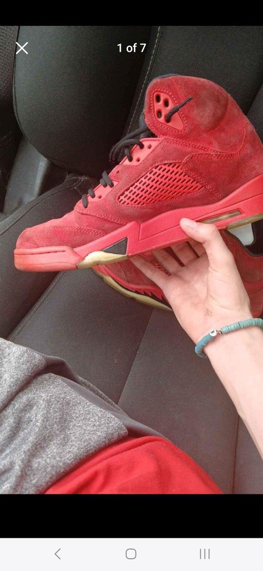Jordan 5s Retro Suede Red