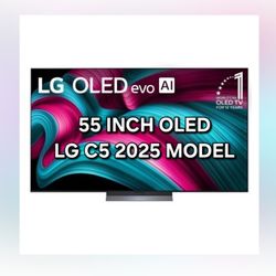 New 55 Inch Oled LG C5 Smart TV 4K UHD with 120 Hz refresh rate. New in the box.  