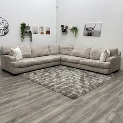 Cream Sectional Couch - Free Delivery 