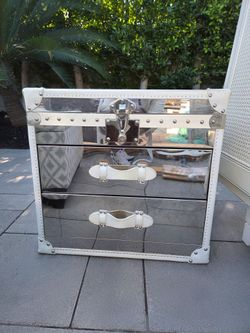 Mirrored Nightstand