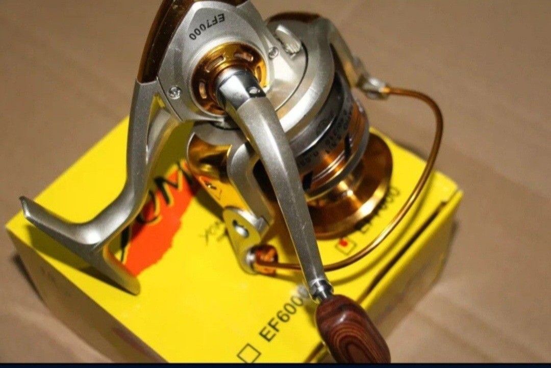 7000 Series(Gold) 10BB Spool Aluminum Spinning Reel for Front Drag Baitcasting Spinning Reel Coil
