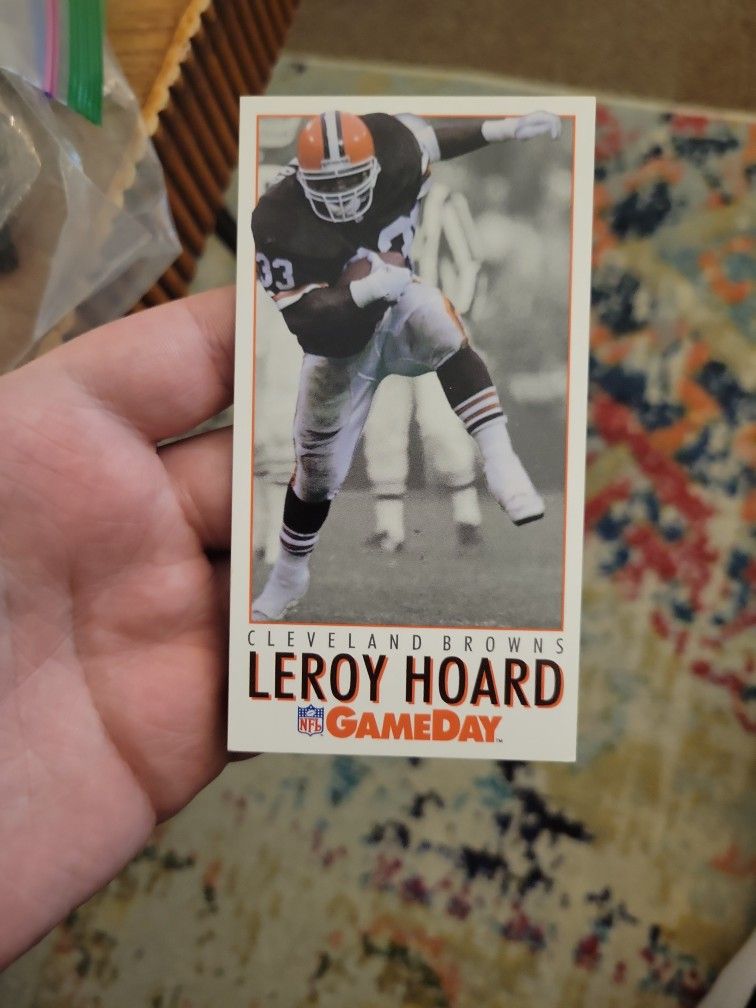 Leroy Hoard Football Card #486 Running Back