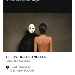 YE Ticket