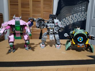 Lego Overwatch DVa, Reinhardt, Wrecking Ball - 79573-1,  75976