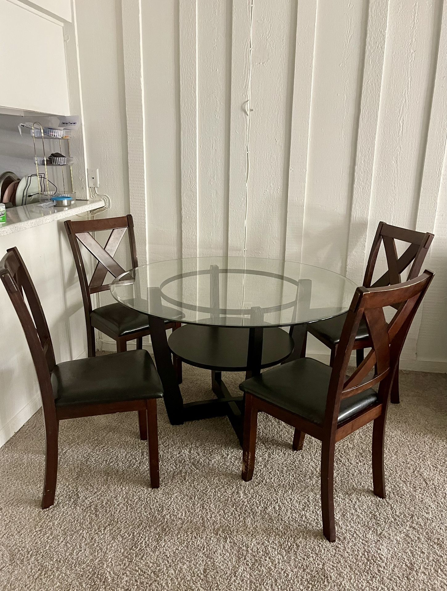 Dining Table Set (Including 4 Chairs)