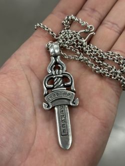 Chrome Hearts Dagger Silver 925 Pendant