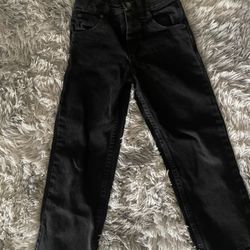  Boy Black Jeans Size 7 
