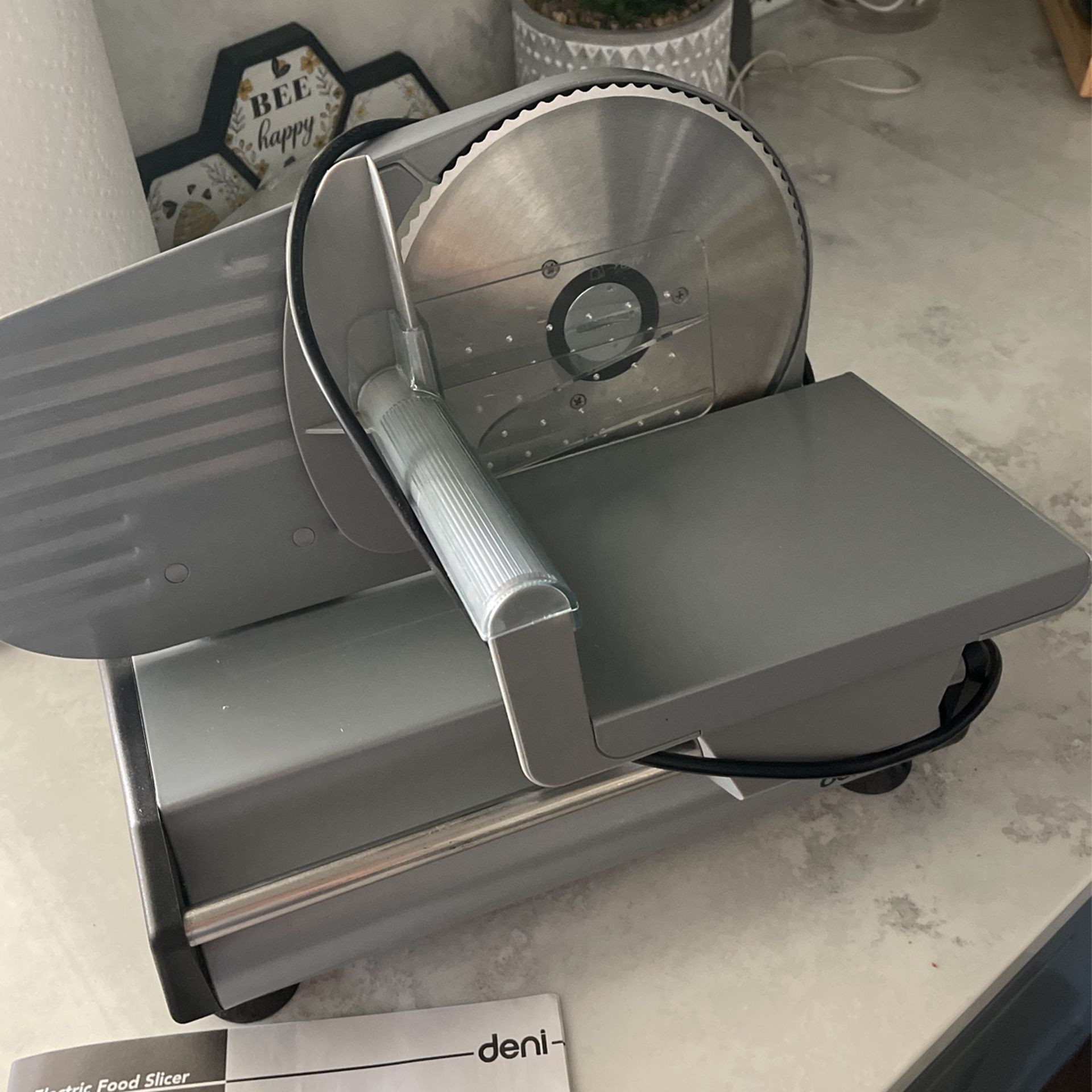 Deni Electric food Slicer - For Meats, Cheese, Veggies And More