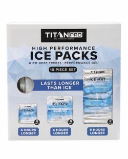 Brand New Costco Titan PRO by Arctic Zone High Performance 10-piece, Ice Pack