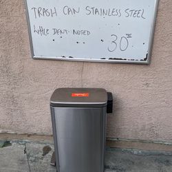 Trash Can Stainless Steel Bote De Basura 