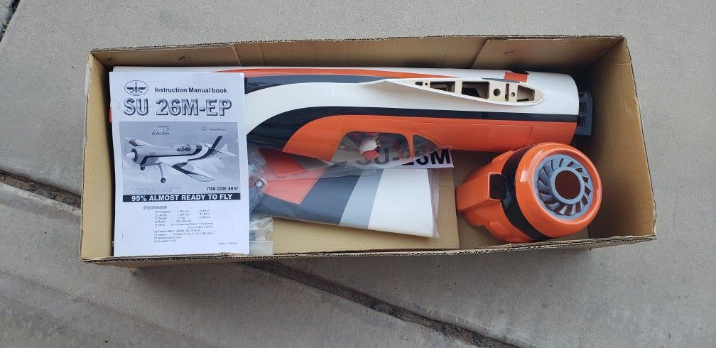 Black Horse Su-26 Ep ARF New In Box 45 In Ws