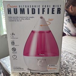 Ultra sonic cool mist humidifier
