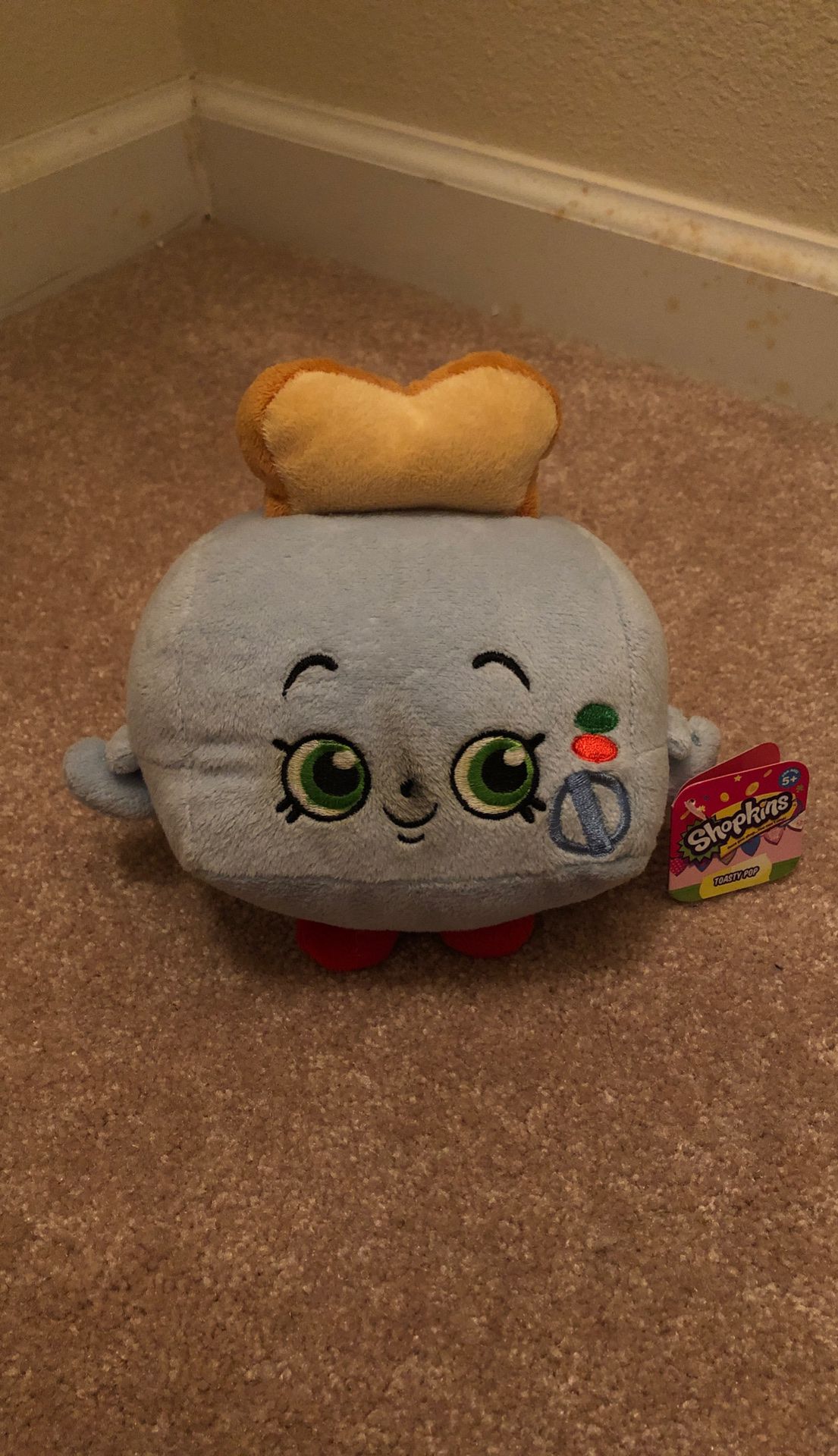 Shopkins toasty pop stuffed animal