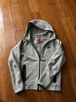 Nike Tech Fleece Full-Zip Hoodie Grey