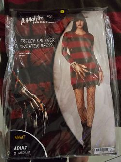 🎃 Freddy Krueger Women's Halloween Costume – $25! Dr