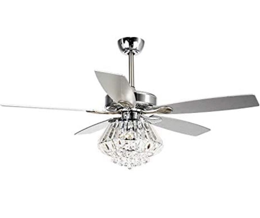 Brand new crystal chandelier fan /ceiling fan /luxury chandelier/home decor/Light fixtures /home goods