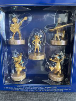 Disney World 50th 5 Box Ornament Set