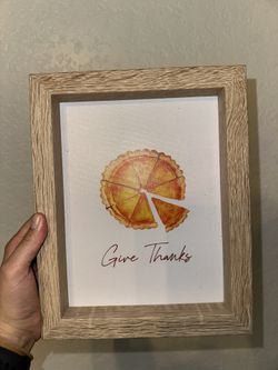 Give Thanks Frame Decor