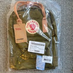 Fjallraven Kanken Mini Backpack Foliage Green-Peach Sand 
