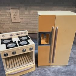 1996 ORIGINAL SAN FRANCISCO TOYs MAKER OVEN & REFRIGERATOR Vintage