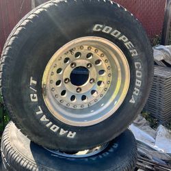 5 Lug Aluminum Rims With Tires