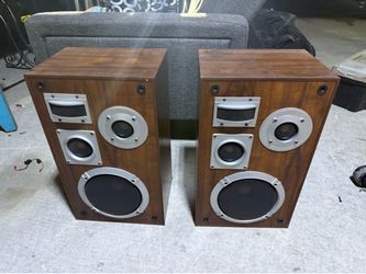 Vintage MCS Vintage Modular Component Systems 3-Way Bass Reflex Speaker Pair