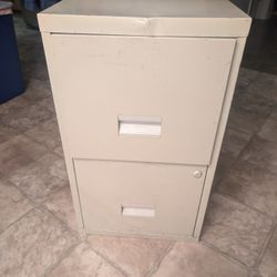 Filing Cabinet - Two Drawers Comes With Keys