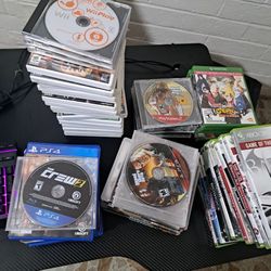 LOT OF 72 VIDEO GAMES Ps4 Ps3 Ps2 Xbox One Xbox 360 Wii