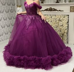 Gorgeous Plum Quinceanera Dress