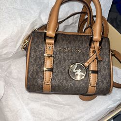 Michael Kors Bedford Legacy X Small Logo Duffle Crossbody Bag