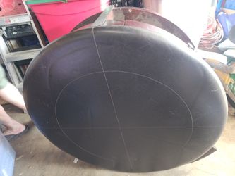 Leather Ottoman