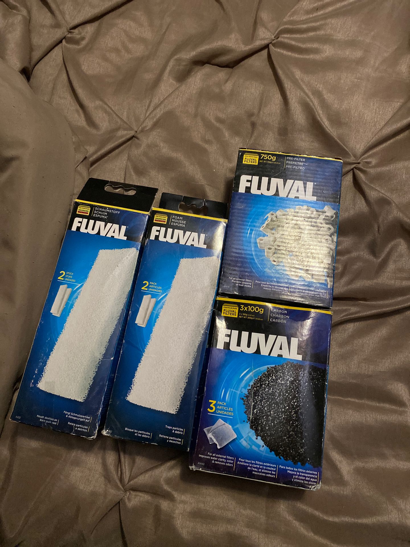 Fluval Aquarium filter refill bundle