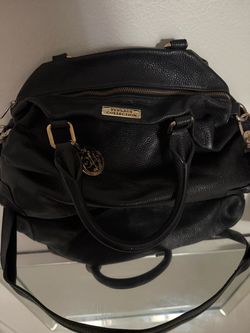 Versace Collection Black Leather Handbag
